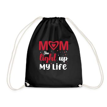 MAMAN - MÈRE FÊTE DES MÈRES - Sac de sport léger - noir - Devant