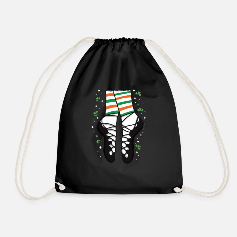 Cartoon Ghillies Irish Dance Gift - Turnbeutel - Schwarz