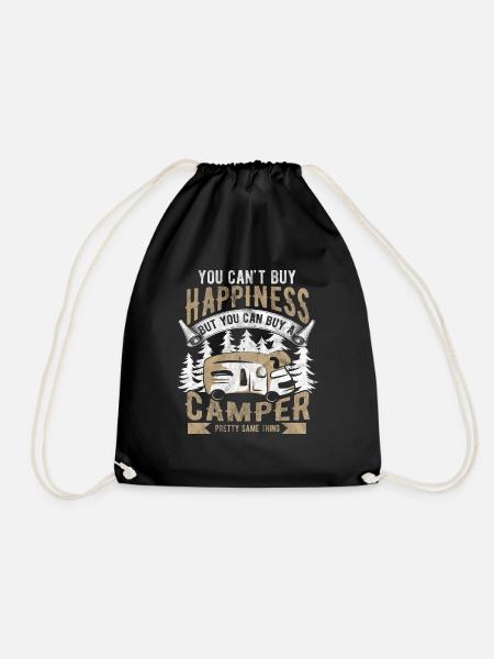 Camper - Drawstring Bag - black