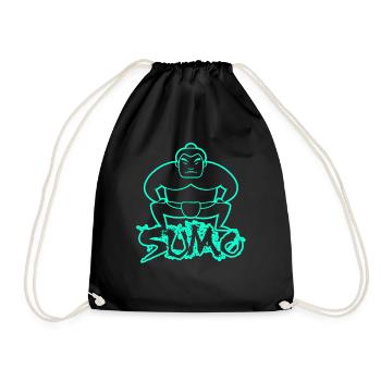 Sumo Ringer Krieger Japon - Sac de sport léger - noir - Devant