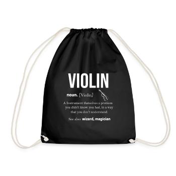 Violon - Sac de sport léger - noir - Devant