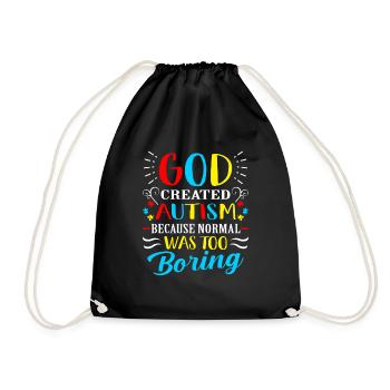 Autism Awarenesss Respect cadeau de chemise - Sac de sport léger - noir - Devant