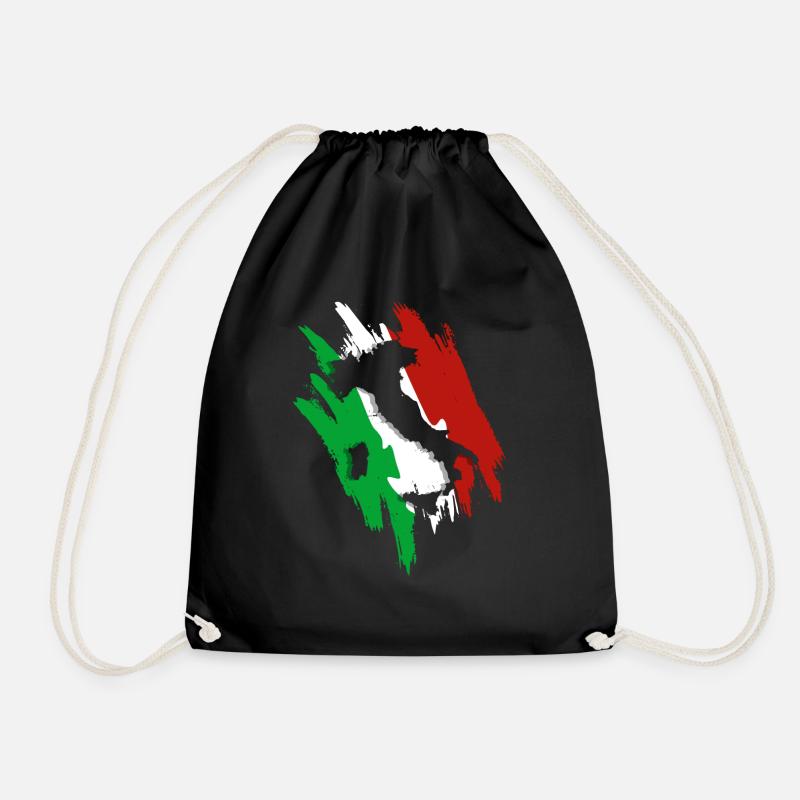 Italien - Turnbeutel - Schwarz