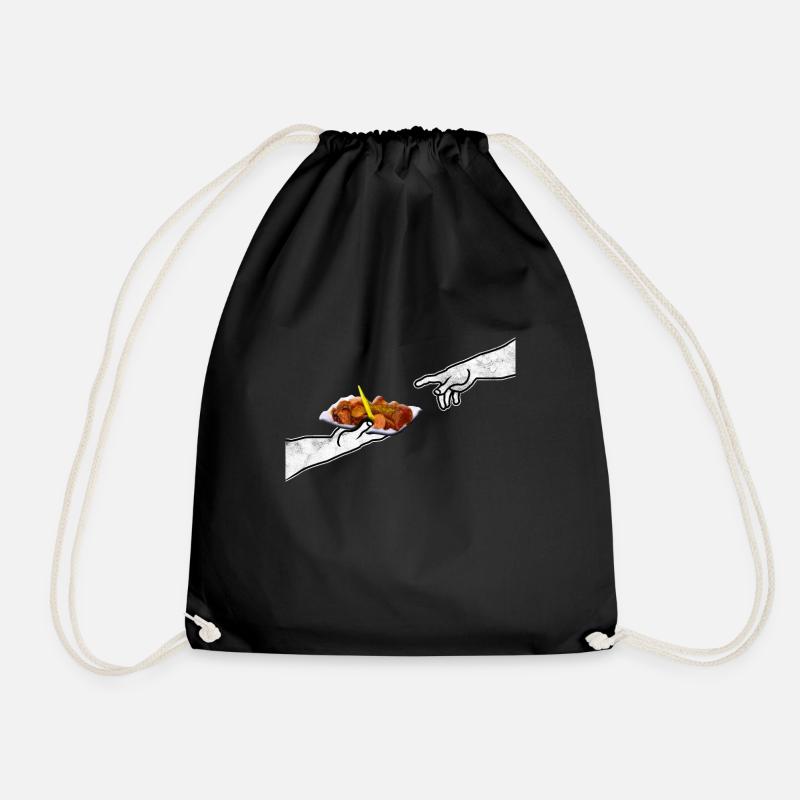 Die Göttliche Currywurst - Turnbeutel - Schwarz