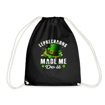 patricks day Leprechauns - Sac de sport léger - noir - Devant