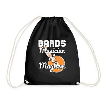 Musiciens de Bards de Chaos - Sac de sport léger - noir - Devant