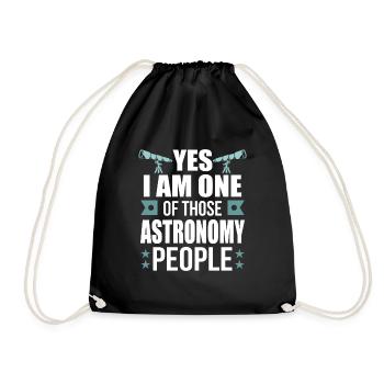 Astronomie - Sac de sport léger - noir - Devant