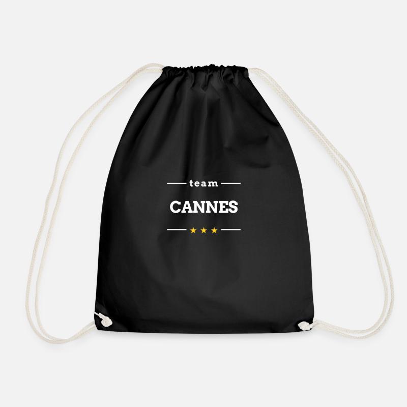 Das ist die Stadt Von Cannes! - Turnbeutel - Schwarz