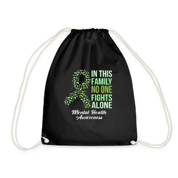 Aide à la famille Santé mentale - Sac de sport léger - noir - Devant