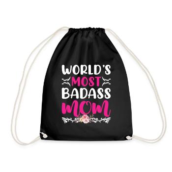 Best Mother in the World - Drawstring Bag - black - Front
