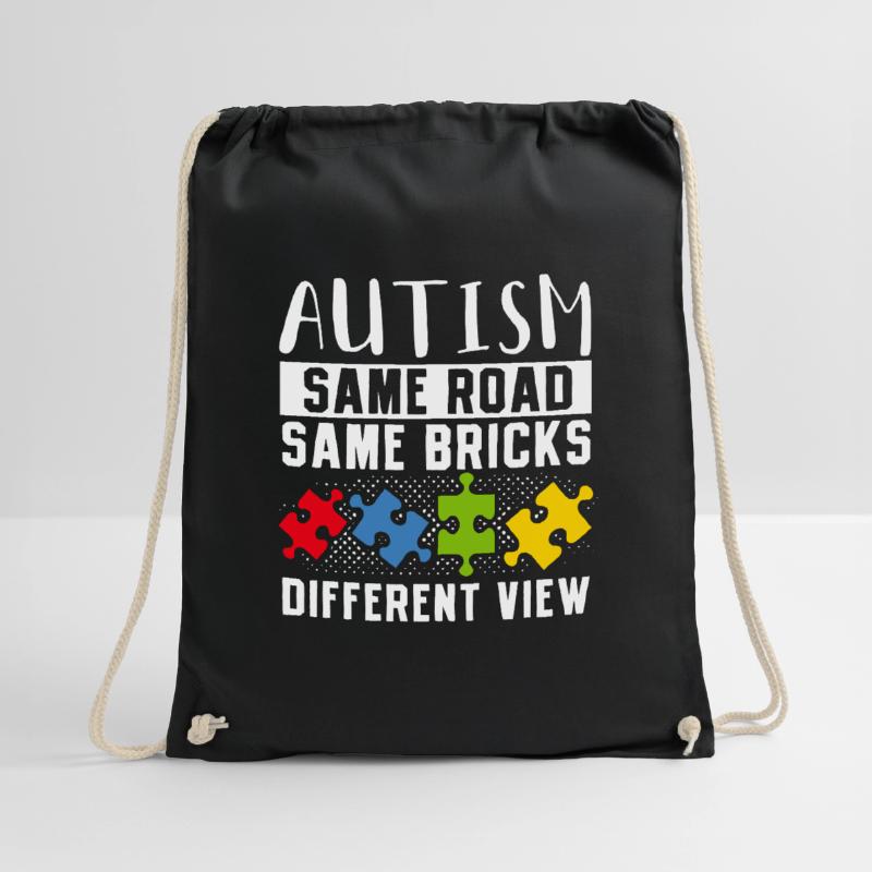 Autism Same Road Same Bricks Sac de sport léger