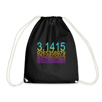 Maths drôle Maths Geek Pi Maxwell - Sac de sport léger - noir - Devant