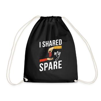 Kidney transplantation saying for a - Drawstring Bag - black - Front