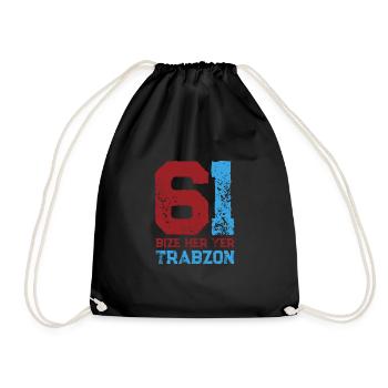 Bize her yer Trabzon - Turnbeutel - Schwarz - Vorne