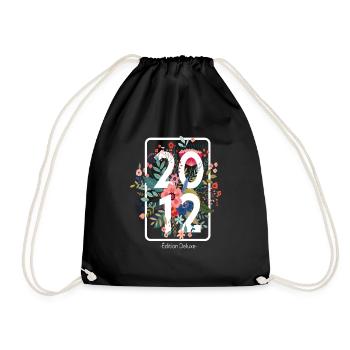 Beau cadeau d'anniversaire de 9 ans pour bébé - Sac de sport léger - noir - Devant
