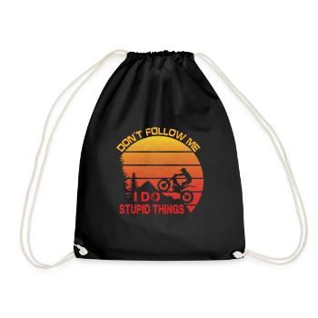 Essai moto rengaine - Sac de sport léger - noir - Devant