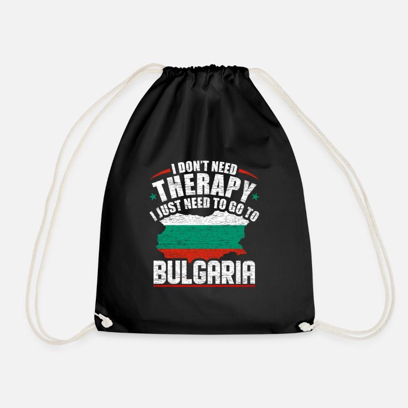 Bulgarien - Turnbeutel - Schwarz