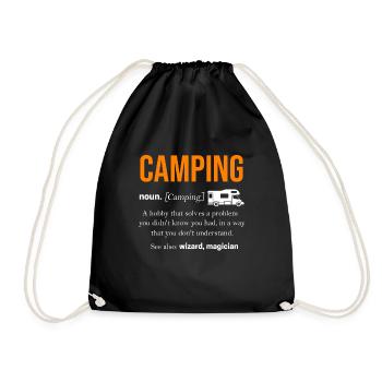 Caravane Camping Scout Caravan - Sac de sport léger - noir - Devant