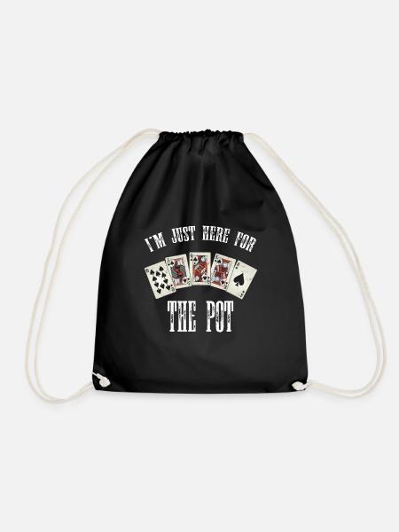 Poker tshirt insolent pour les joueurs de poker et les gamblers - Sac de sport léger - noir