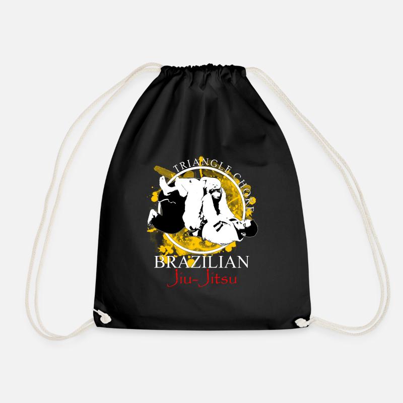 BJJ - Triangle - Brazilian Jiu-Jitsu - Turnbeutel - Schwarz