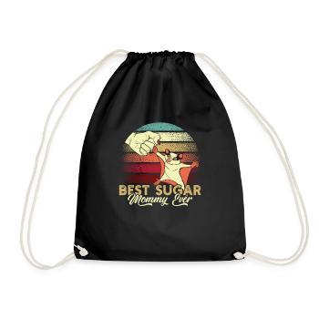 Best Mom Ever Sugar Glider Sugar Mommy Pet Lover - Sac de sport léger - noir - Devant