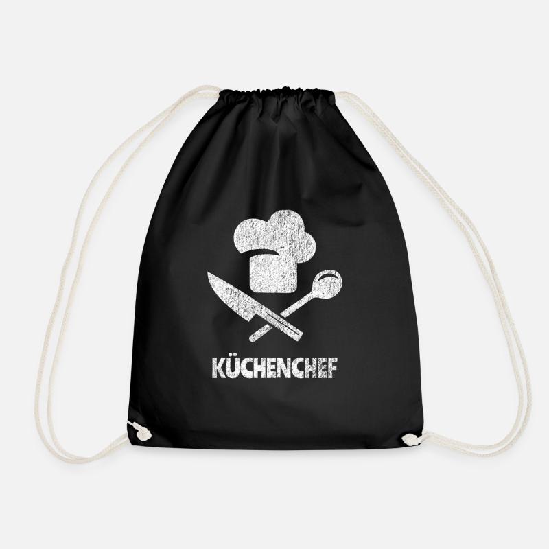 KÜCHENCHEF - Turnbeutel - Schwarz