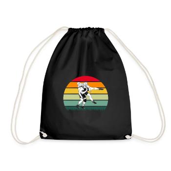 Wrestling Ringen Kampfsport Wrestler Grappling - Turnbeutel - Schwarz - Vorne
