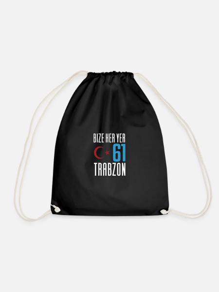 Bize her yer Trabzon - Turnbeutel - Schwarz