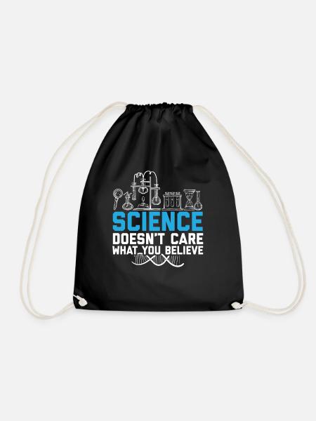 Science Doesn't Care What You Believe - Turnbeutel - Schwarz