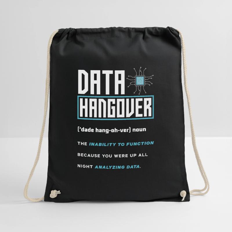 Data Engineering Data Analysis Drawstring Bag
