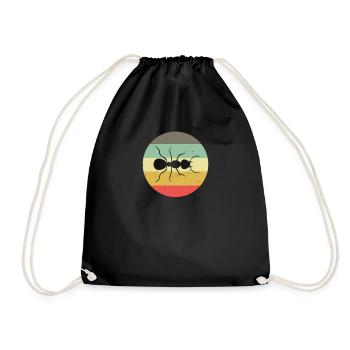 Ant Ant Colony Ant Breeding Ant Breeders - Drawstring Bag - black - Front