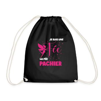 Je suis Une fée la fée PasChier - Sac de sport léger - noir - Devant
