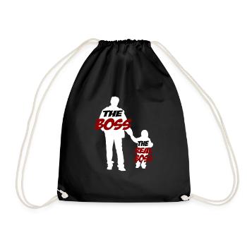 Papa Drôle de sort Adage Père Cadeau - Sac de sport léger - noir - Devant