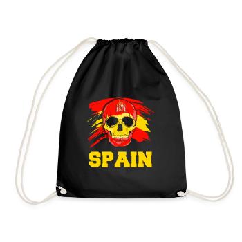 Espagne Tshirt Andalousie Spain Matador cadeau - Sac de sport léger - noir - Devant