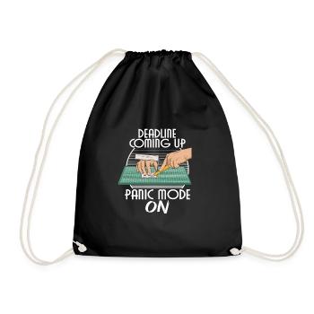 Architect saying for an architecture student - Drawstring Bag - black - Front