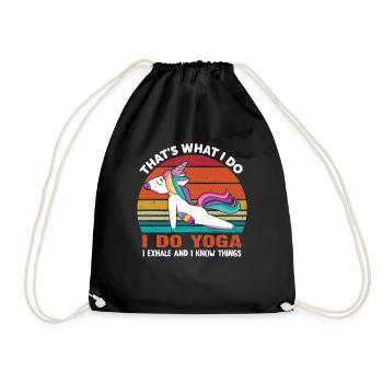 unicorn - Sac de sport léger - noir - Devant