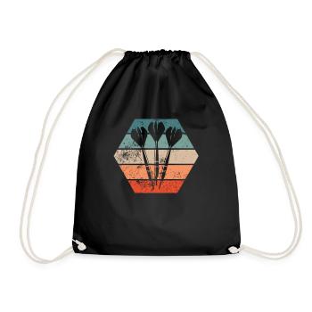 Fléchettes Fléchettes Rétro - Sac de sport léger - noir - Devant