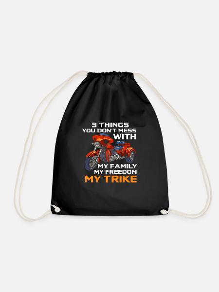 TRIKE MOTORCYCLE: My Trike - Turnbeutel - Schwarz