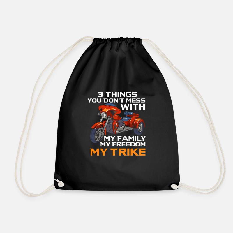 TRIKE MOTORCYCLE: My Trike - Turnbeutel - Schwarz