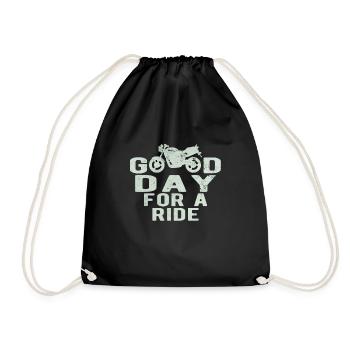 Naked Bike Good - Drawstring Bag - black - Front