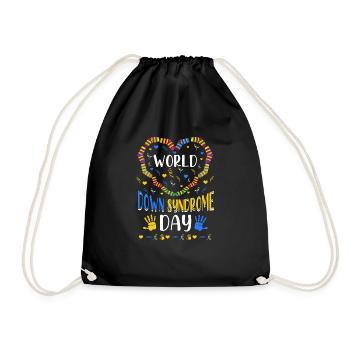 Mondial-down-tag-conscience chaussettes ci-dessous rec - Sac de sport léger - noir - Devant