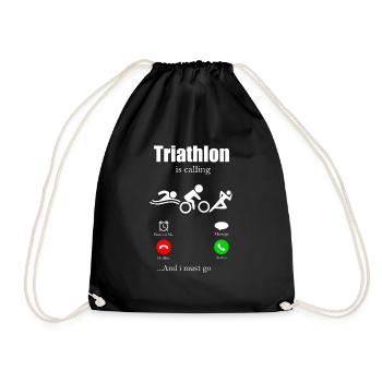 Triathlon - Sac de sport léger - noir - Devant