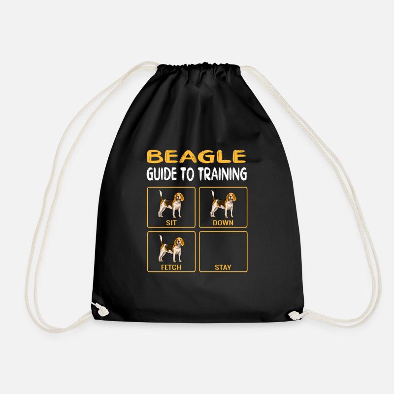Beagle Guide To Training Dog Obedience - Sac de sport léger - noir