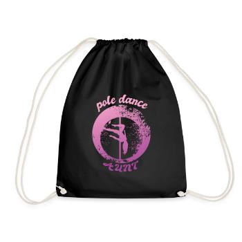Pole dance tante - Drawstring Bag - black - Front