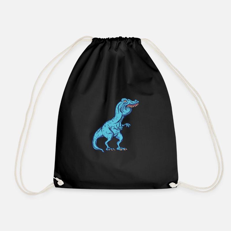 Lustiges Dino Meme TRex Tshirt Party Geschenk - Turnbeutel - Schwarz