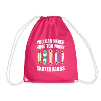 Skateboard - Sac de sport léger - fuchsia - Devant