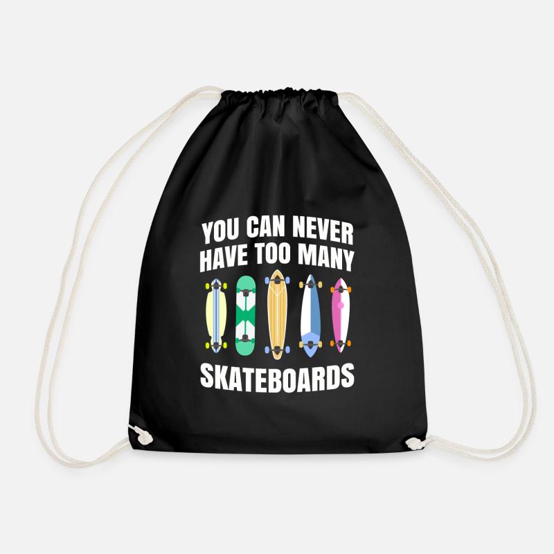 Skateboard - Sac de sport léger - noir