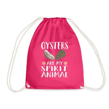 Les huîtres sont mon Animal Funny Oyster Fun - Sac de sport léger - fuchsia - Devant