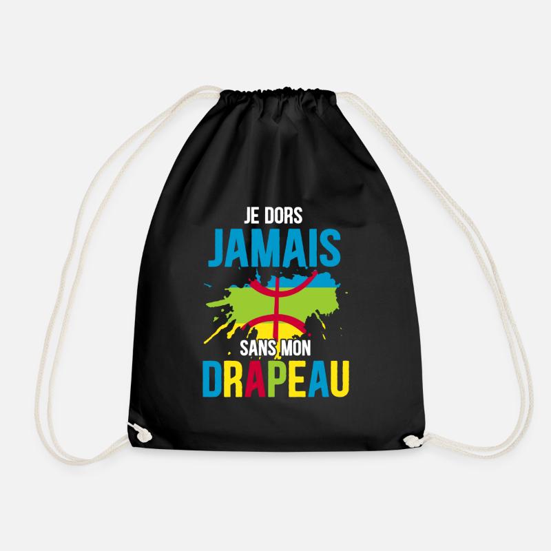 Drapeau Kabyle Berbère Amazigh Humour - Sac de sport léger - noir