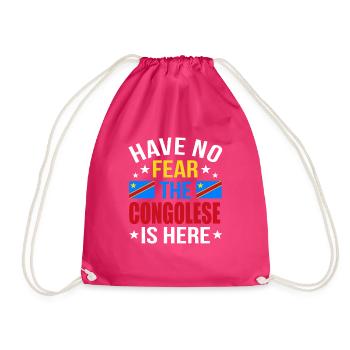 République démocratique du Congo Cadeau - Sac de sport léger - fuchsia - Devant